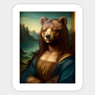 Mona Hairy Sticker